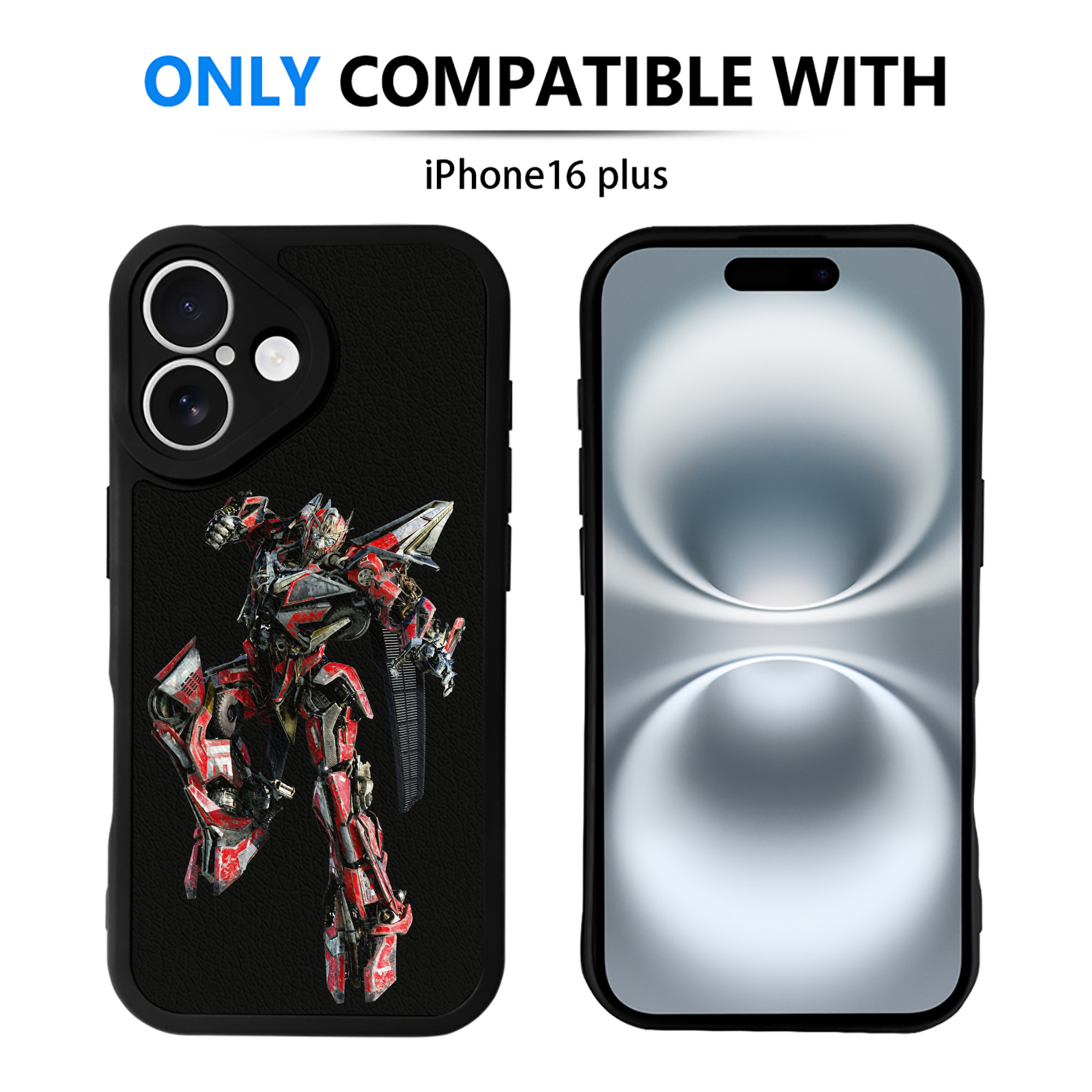 （画像用）  【iPhone 16シリーズ対応】シリコンスマホケース（レザー調） 材質：シリコン